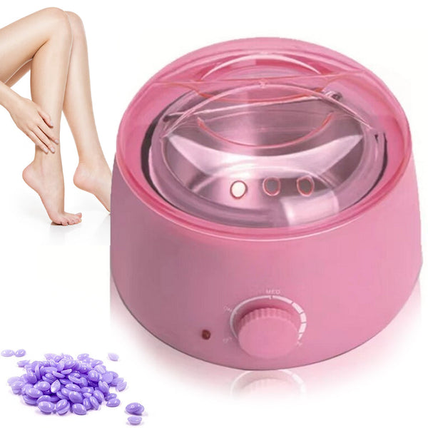 prezzo Scaldacera Elettrico Rosa Kit Depilazione 100 gr di Cera e 10 Legnetti Inclusi