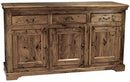 Mobile 3 Ante 3 Cassetti in Legno Antic Chiaro Buffet