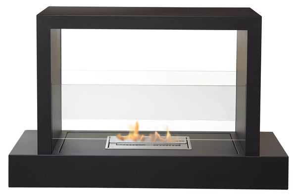 Camino a Bioetanolo da Pavimento 100x30x62,5 cm Karlsen Roma Nero acquista