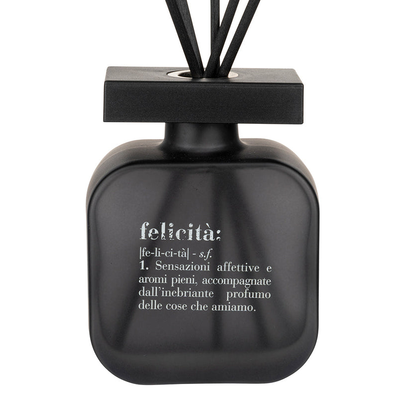Diffusore fragranze per ambienti 200 ml in Vetro nera VdE Tivoli 1996 Nero