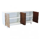 Mobile Antwan 180x45x80 h cm in Legno Bianco