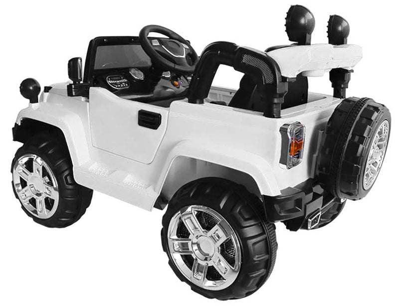 Macchina Elettrica per Bambini 12V Miller Safari Bianca