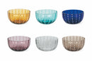 Set 6 Coppette in Pasta di Vetro Ø11 cm Villa d'Este Home Tivoli Shiraz