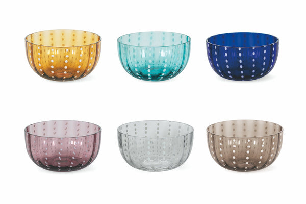 acquista Set 6 Coppette in Pasta di Vetro Ø11 cm Villa d'Este Home Tivoli Shiraz