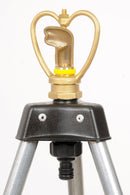 Irrigatore Rotante con Treppiede per Prato in Acciaio Zincato 546Z Agrati