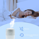 Mini Umidificatore 80x80x152 mm ricaricabile con led colorati Bianco