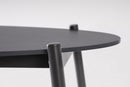 Set 4 Pezzi Salotto da Giardino con Divano 2 Poltrone e Tavolino in Alluminio Corda Poliestere e Pietra Sinterizzata Miravet Antracite e Cachi