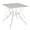 Tavolo da Giardino 70x70xh72 cm in Metallo New Old Bianco