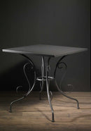 Tavolo da Giardino 70x70xh72 cm in Metallo New Old Antracite-2