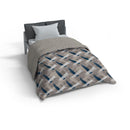 Trapunta Invernale Stampata in Microfibra 300gr Double Face Pennellate Varie Misure