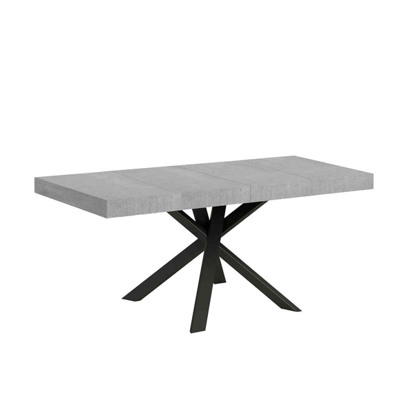 sconto Tavolo Allungabile 90/194x90x77 cm Clerk Premium Cemento
