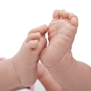 Bambola Bebè Neonato con Tutina Azzurra 43cm JC Toys