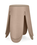 Set 4 Sgabelli  Ø37x47 cm in Similpelle Imogen Avorio