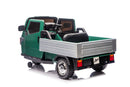 Macchina Elettrica per Bambini Licenza Piaggio Apecar 12V Verde