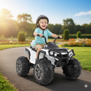 Quad Elettrico 12V Kidfun Moto Outlander Bianco
