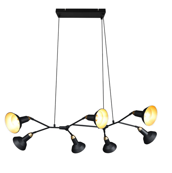 Lampada a Sospensione da Interno Attacco E14 in Metallo Nero Opaco prezzo