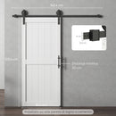 Porta Scorrevole 81,3x3,5x213,4 cm Porta da Interno in Stile Industriale in MDF e Legno Bianco      