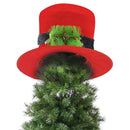 Puntale Cappello a Cilindro per Albero di Natale Decorazione Natalizia