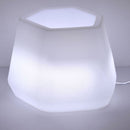 Vaso Luminoso da Giardino a LED 40x35x27 cm in Resina 5W Magnolia Bianco Freddo