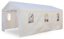 Tendostruttura 4x8m in Metallo Morel Garage Bianco