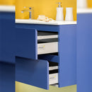 Kit Cassetto per Cucina Vantage-Q H204 mm P 500 mm con Astine Chiusura Soft Acciaio Grigio Emuca