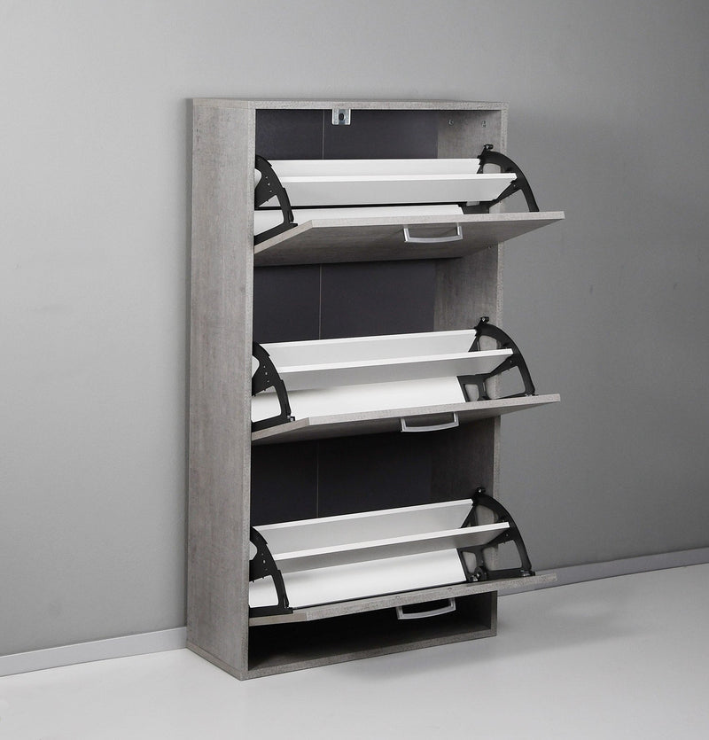 Scarpiera Pensile Navaris 20 Scomparti - Organizer Salvaspazio Per Porte E Armadi, Grigio Scuro - Foto 8