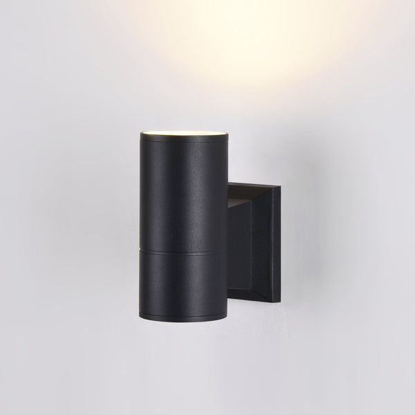 Lampada da parete Outdoor in Metallo Bowery Nero sconto