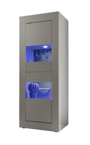 Mobile Alto da Salotto 2 Porte 61x43x162cm TFT  Basic Peltro