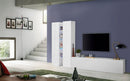Parete Attrezzata Soggiorno 280x30x180 cm Maruska n°10 Bianco Lucido