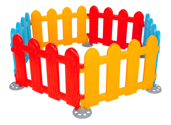 sconto Staccionata Recinto Multiuso per Bambini 135x155x52 cm Multicolor