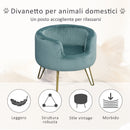 Poltrona per Cani e Gatti 41,5x41,5x36,5 cm  Verde