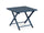 Tavolino da Salotto 44x43x36 cm in Alluminio Taylor Navy