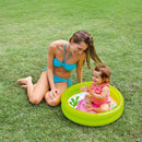 Piscina Bagnetto per Bambini Neonati 61x15 cm My First Pool Verde Balena Intex