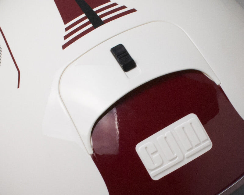 Casco Jet per Scooter Visiera Lunga CGM Manchester 107X Bianco