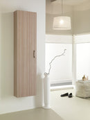 Mobile da Bagno a Colonna 1 Anta in Melaminico 40x18x160cm TFT Giava Wood Cream