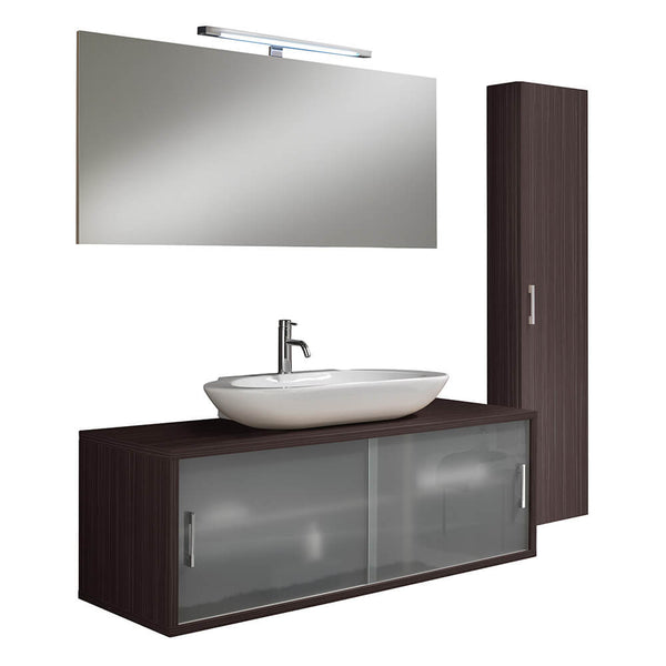 sconto Mobile da Bagno sospeso Giava 06 Wengé TFT