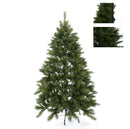 Albero di Natale Artificiale a Metà H210 cm Abete con 718 Tips Verde