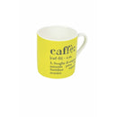 Set 6 tazzine Caffè Ø6x6 cm in New Bone China VdE Tivoli 1996 Colours