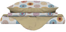 Copripiumino Double Face con Federe Stampato Circle Varie Misure