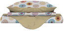 Copripiumino Double Face con Federe Stampato Circle Varie Misure