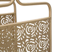 Porta Giornali Glam Rose 37x22x44,5 cm in Ferro Oro