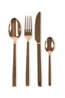 Servizio Set di Posate 24 Pezzi in Acciaio Rame Lucido Villa d'Este Home Tivoli Lexington