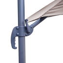 Ombrellone da Giardino Decentrato Ø3m in Alluminio con LED Florida Sabbia