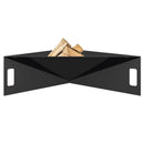 Braciere da Esterno a Legna in Acciaio 79x68,5x22,7 cm Flig Austin Piramide Nero