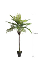 Pianta Artificiale Palma per 19 con Vaso 200 cm 
