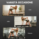 Set 2 Manubri Fitness da 15 kg Esagonali con Impugnatura Antiscivolo in Acciaio e Gomma Nero      