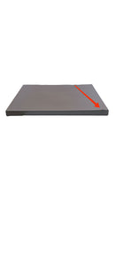 Tavolo Manchester Impilabile 80x80x73h cm in Acciaio Antracite Seconda Scelta