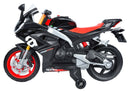 Moto Elettrica per Bambini 12V con Licenza Aprilia RS660 Nera