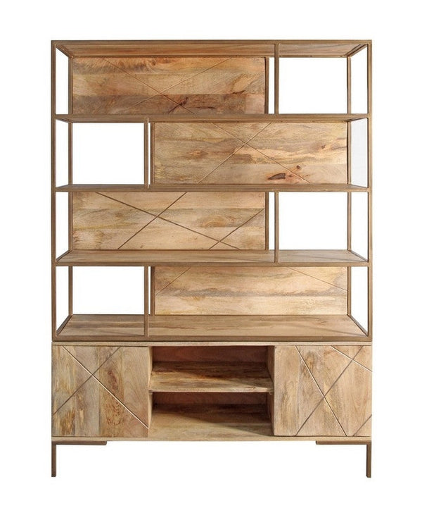 Libreria 2 Ante 145x40x199h cm Jaidev sconto