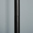 Lampada da Terra con Paralume in Metallo E27 Ø27,5x159 cm  Nera